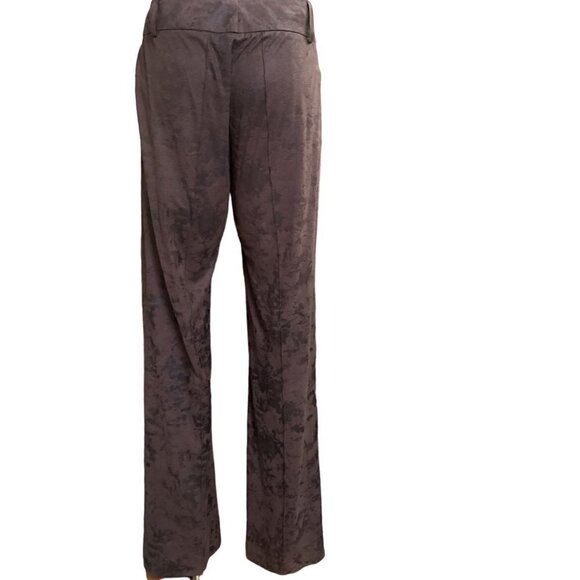 Shyde EU Sz 42/USA 7 Wide Leg Faux Suede Pants Brown 163G - Picture 4 of 8